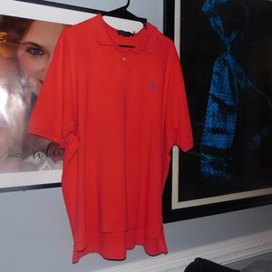 Ralph Lauren Men's short sleeve Polo ROSE w/ NAVY